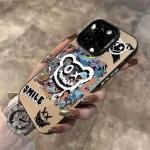 For iPhone 11 Case soft edge all-inclusive Cases For iPhone 12 13 11 14 15 ProMax XR X XS 15 7/8 Plus Back Cover graffiti Bumper