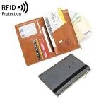RFID ANTI Blocking Thin Passport Holder Cover Case Travel Wallet for Men Women Multi-Function ID Bank Card Holder Accessories 2025